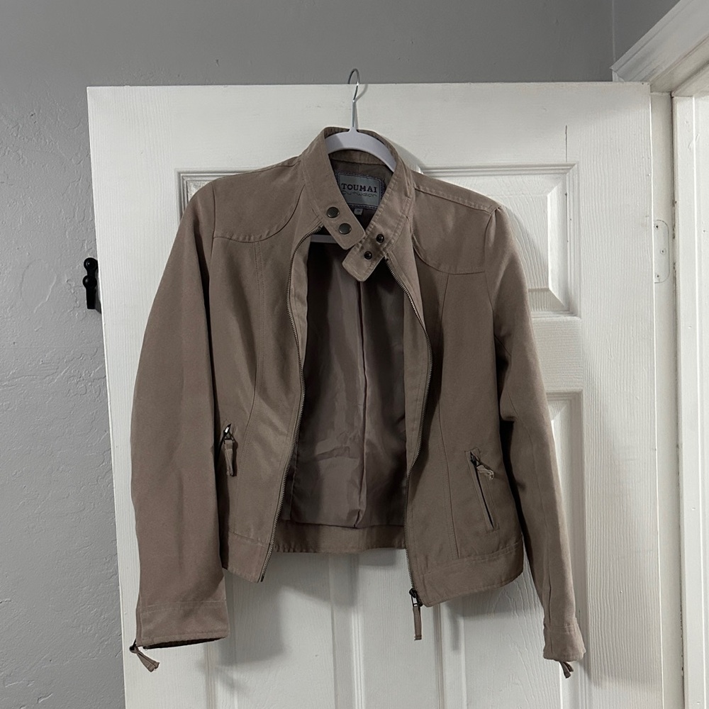 Toumai Women's Taupe Utility Jacket